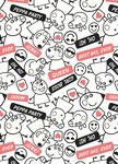 BABY Q彈棉質無袖包屁衣(2入)-標籤佩佩豬