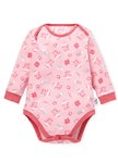 BABY Q彈棉質長袖包屁衣(2入)-跳舞佩佩豬
