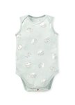 BABY Q彈棉質無袖包屁衣(2入)-刺蝟寶寶