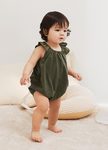 BABY 飛袖拼接澎澎包屁衣