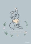 BABY迪士尼Q彈荷葉連身包屁衣-桑普兔