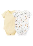 BABY Q彈棉質包屁衣(2入)-森林維尼