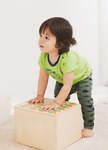 嬰幼兒Q彈棉質內搭褲(10分)-素色 / 星星