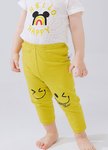 嬰幼兒Q彈棉質內搭褲(10分)-笑臉