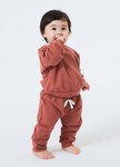 BABY棉質毛圈鬆緊長褲
