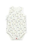 BABY Q彈棉質無袖包屁衣(2入)-星星