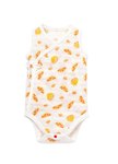 BABY純棉網眼無袖包屁衣(2入)-西瓜/柳丁/西洋梨