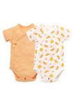 BABY純棉網眼包屁衣(2入)-西瓜/柳丁/西洋梨