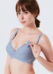 全蕾絲塑型哺乳內衣