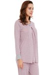 條紋孕哺居家服組(網路限定)