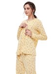 歡樂維尼孕哺居家服組(長袖+長褲)