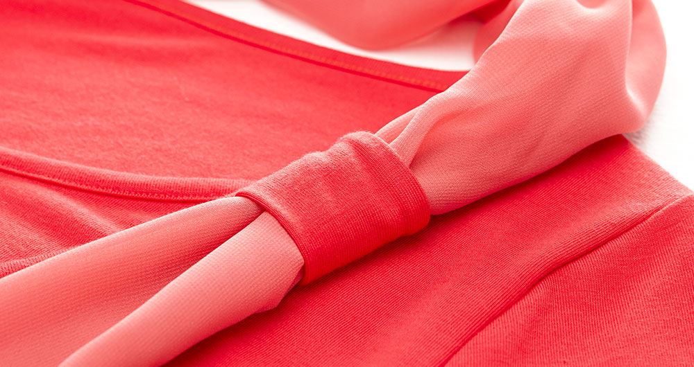 拼接雪舫真圍巾孕婦裝.哺乳衣 拼接雪舫真圍巾孕婦裝.哺乳衣