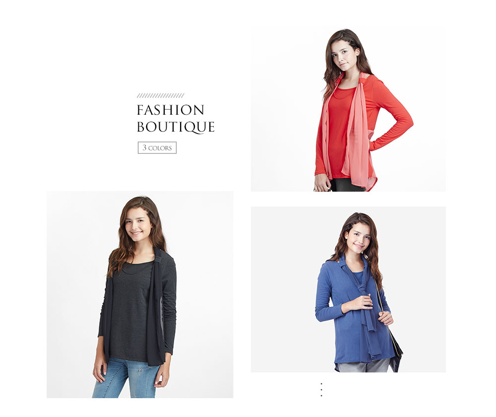 拼接雪舫真圍巾孕婦裝.哺乳衣 拼接雪舫真圍巾孕婦裝.哺乳衣