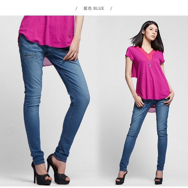 孕期絲柔水洗超彈牛仔褲 孕期絲柔水洗超彈牛仔褲