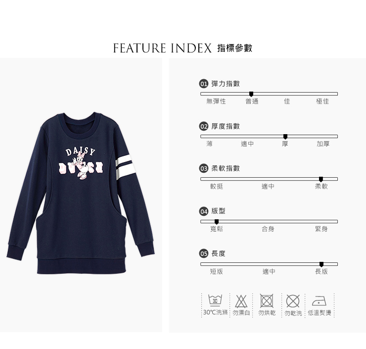 迪士尼學院風Daisy長版孕哺衣
