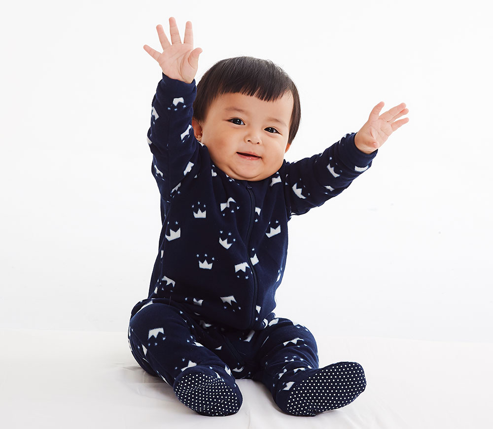 BABY超細刷毛連身衣