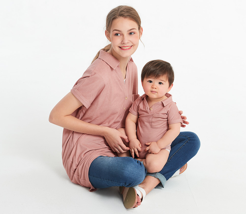 BABY 快乾POLO包屁衣