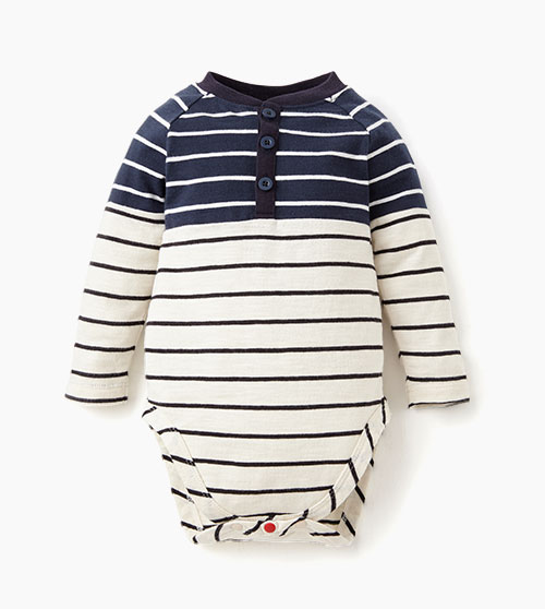 BABY 橫紋包屁衣