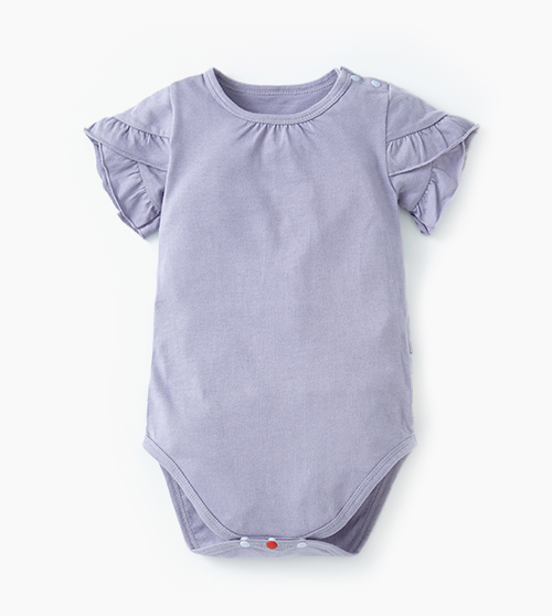 BABY 荷葉造型包屁衣