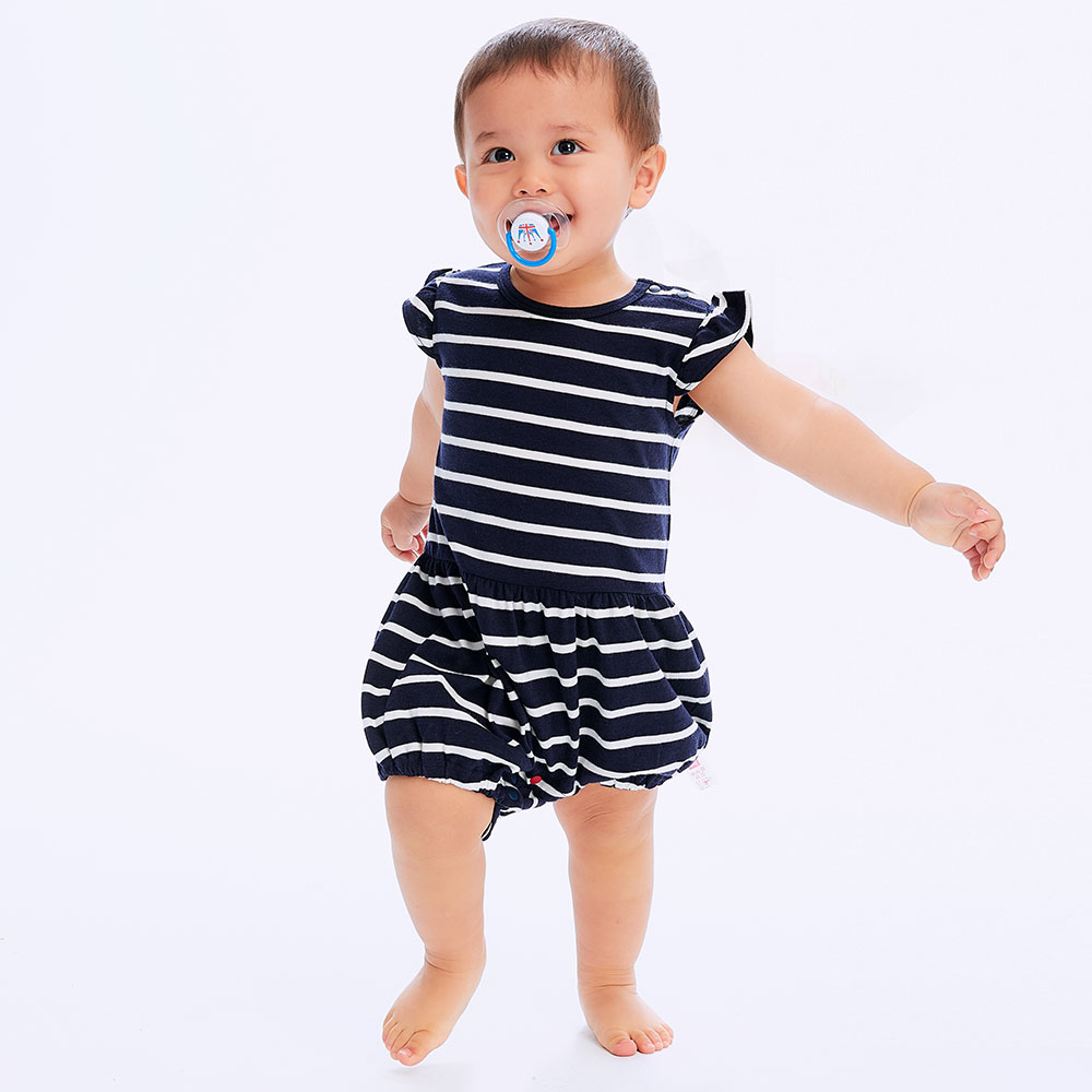 BABY 小荷葉連身包屁衣