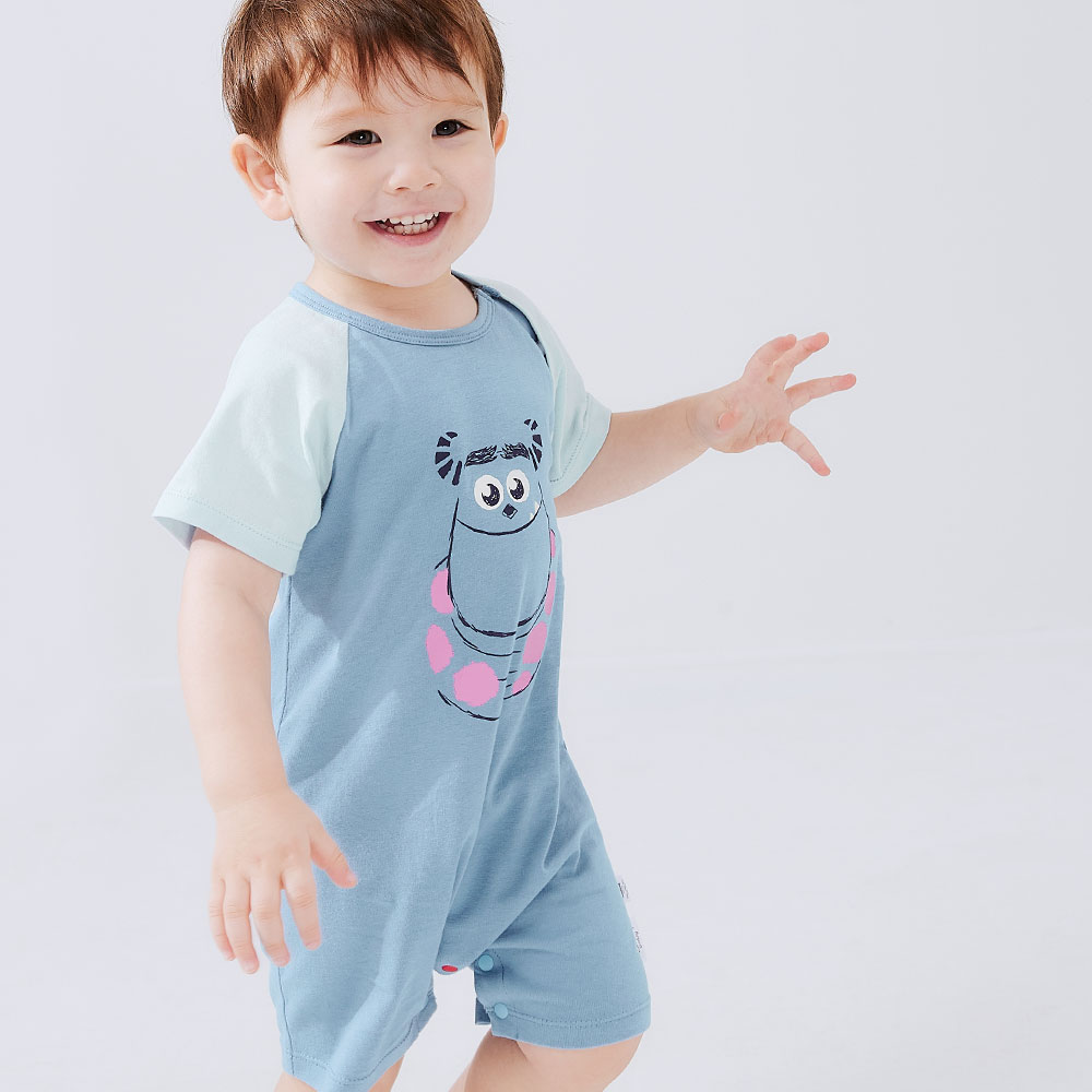 BABY 迪士尼Q彈連身包屁衣-毛怪