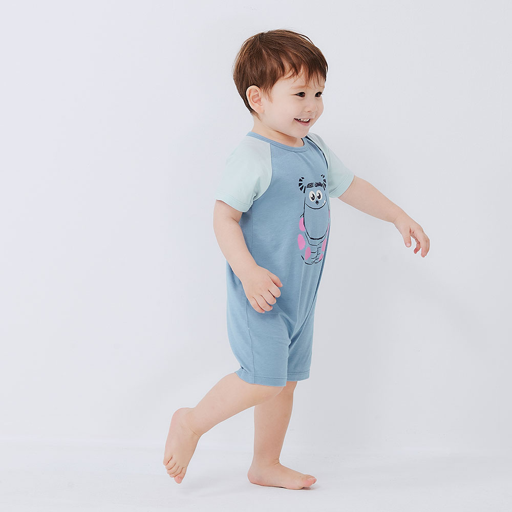 BABY 迪士尼Q彈連身包屁衣-毛怪