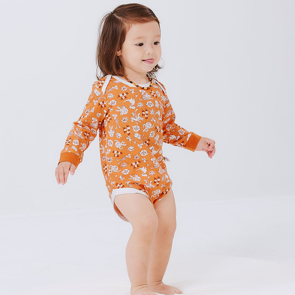 BABY Q彈純棉長袖包屁衣衣(2入)-玩具總動員