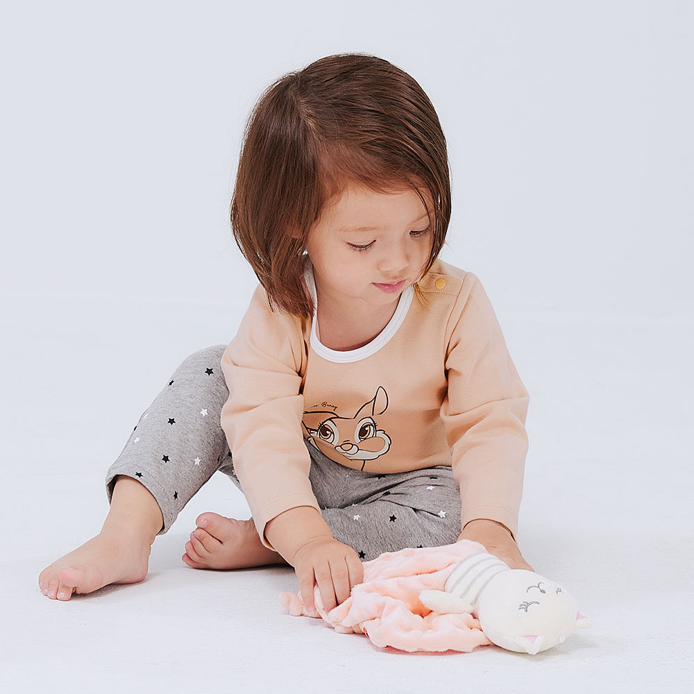 BABY 迪士尼純棉長袖包屁衣-邦妮兔