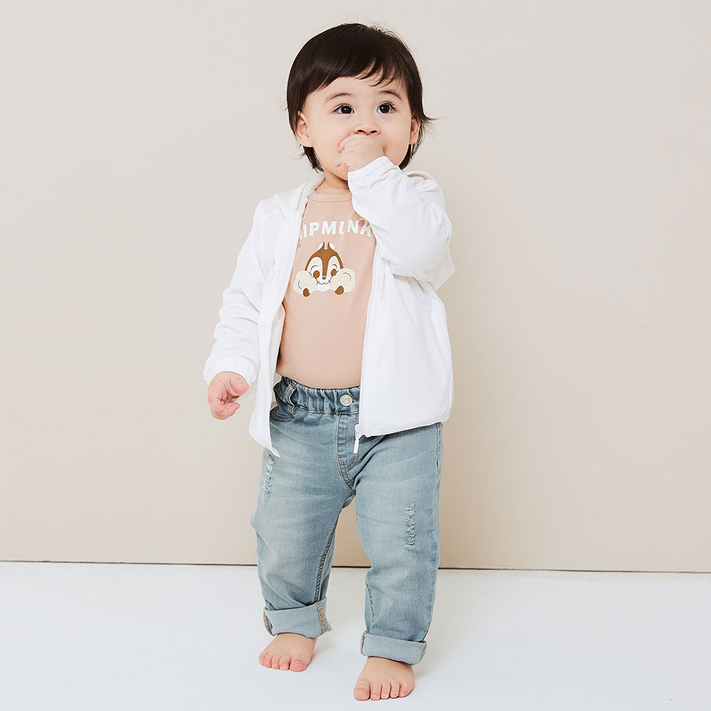 BABY抗UV網眼連帽外套