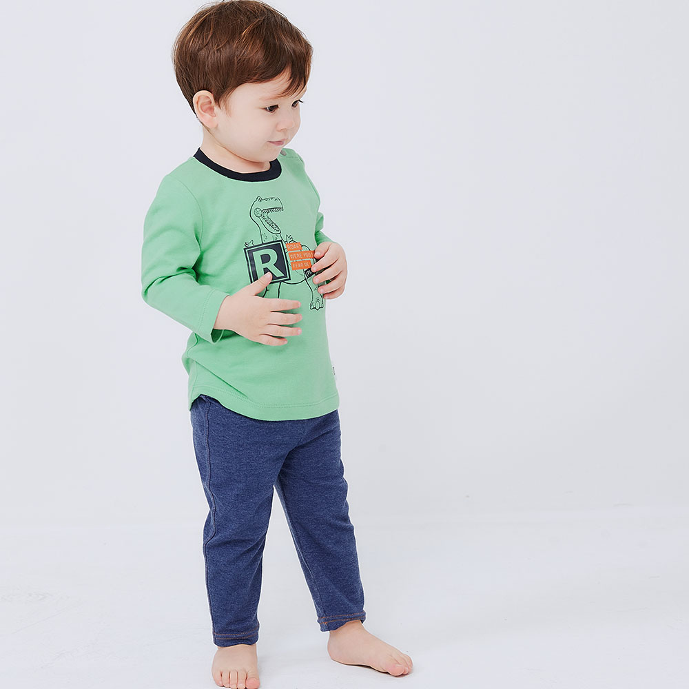 BABY 迪士尼純棉長袖T恤-抱抱龍
