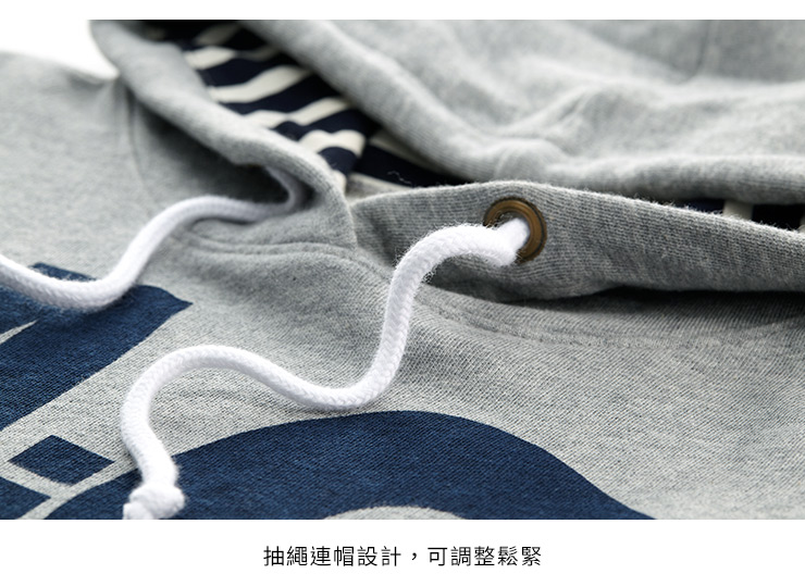 字母米奇連帽罩衫