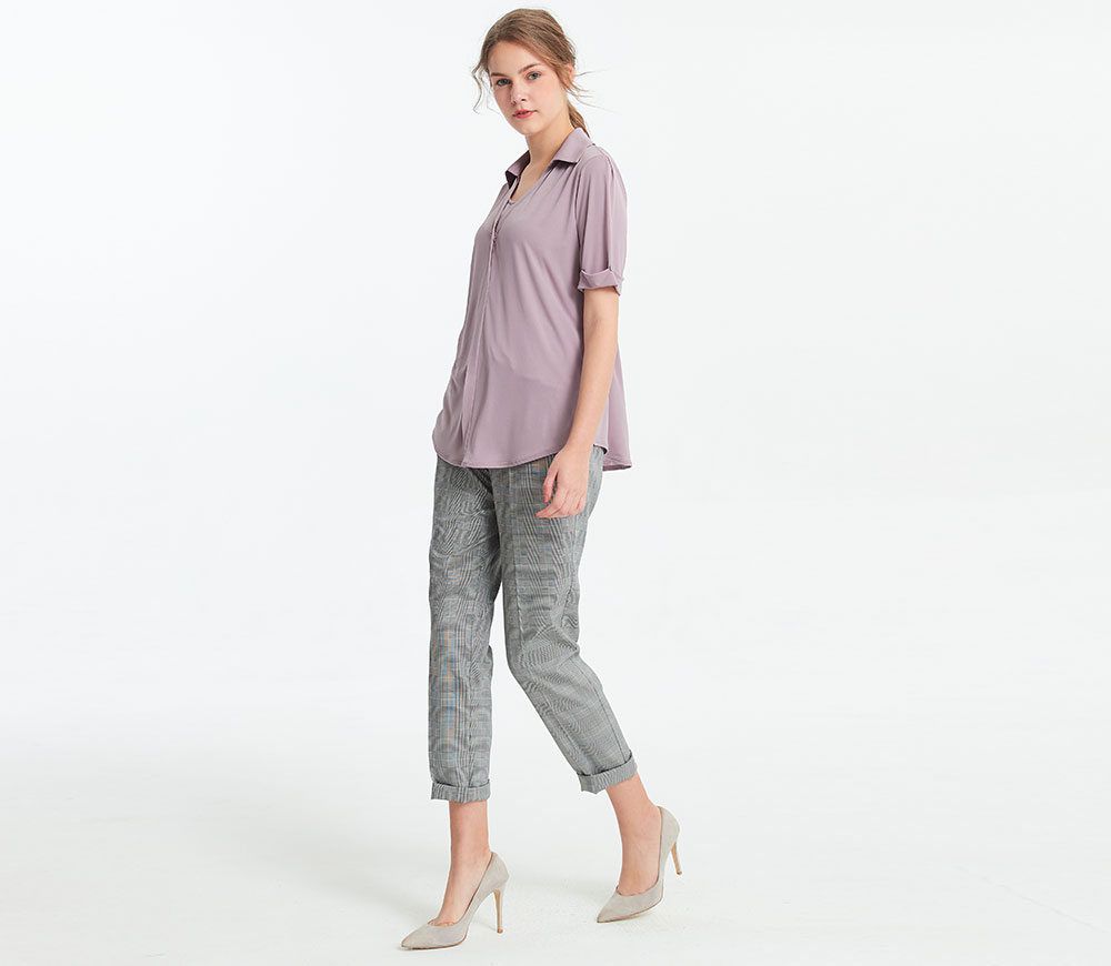 顯瘦反摺上班孕婦褲 顯瘦反摺上班孕婦褲