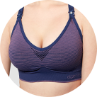 懷孕內衣 哺乳內衣 Meryl紗抑臭抗菌無縫機能孕哺內衣