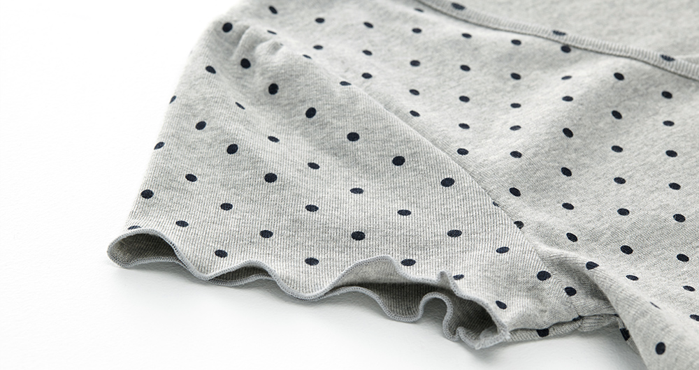 素雅印點綁帶孕哺居家洋裝 素雅印點綁帶孕哺居家洋裝